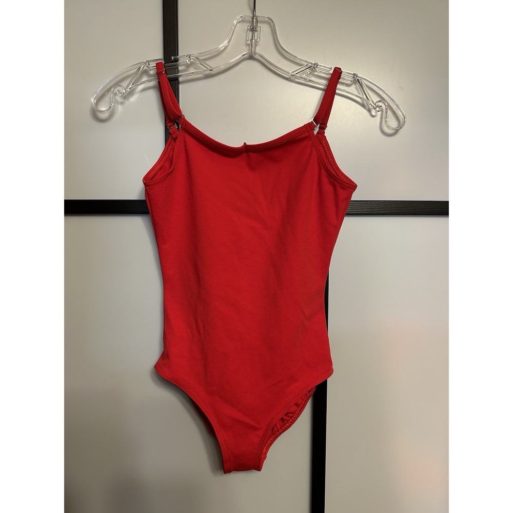 Capezio Little Girls Camisole Leotard Adjustable‎ Straps Red